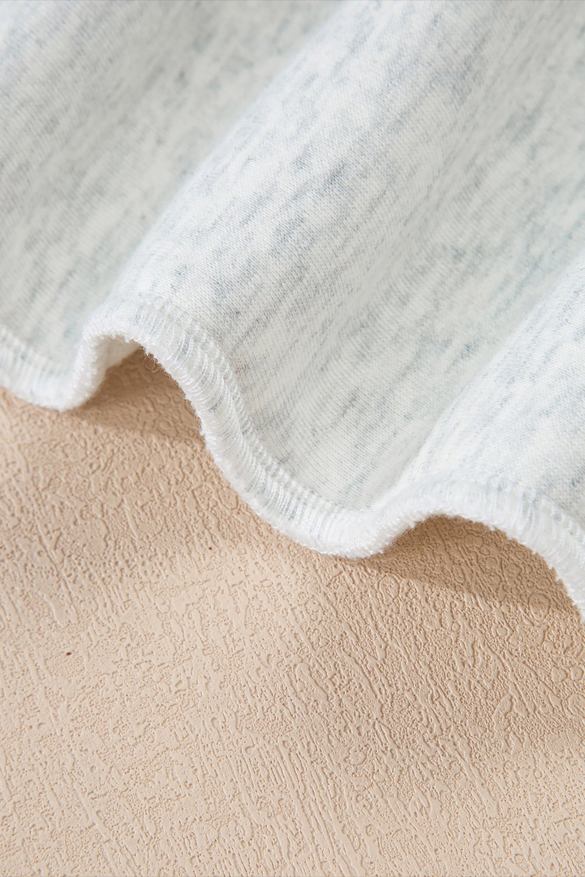 Light Pink Oversize Drop Shoulder Reversible Mock Neck Sweatshirt