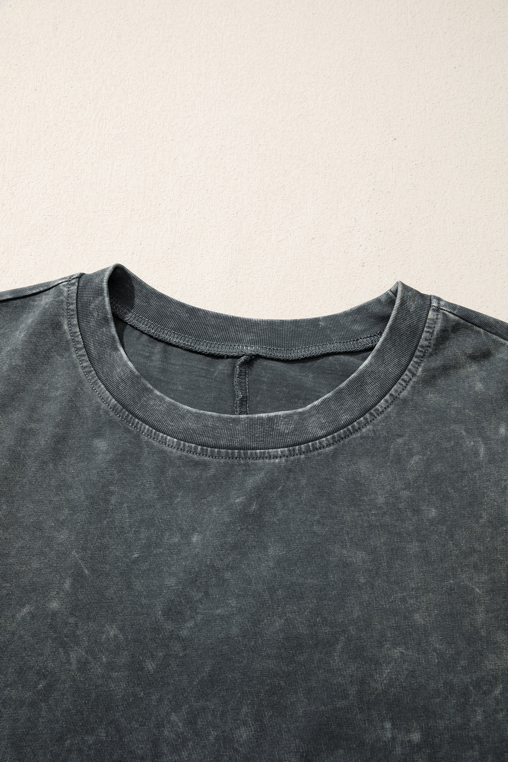 Sachet Pink Solid Color Cotton Mineral Washed Oversize Tee