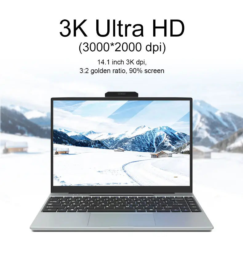 New Slim Laptop Computer 14 Inch Ips Fhd Display Intel Celeron J4125 Processor 8Gb Ddr4 256Gb Pcie Ssd Laptop Suitable for Girls