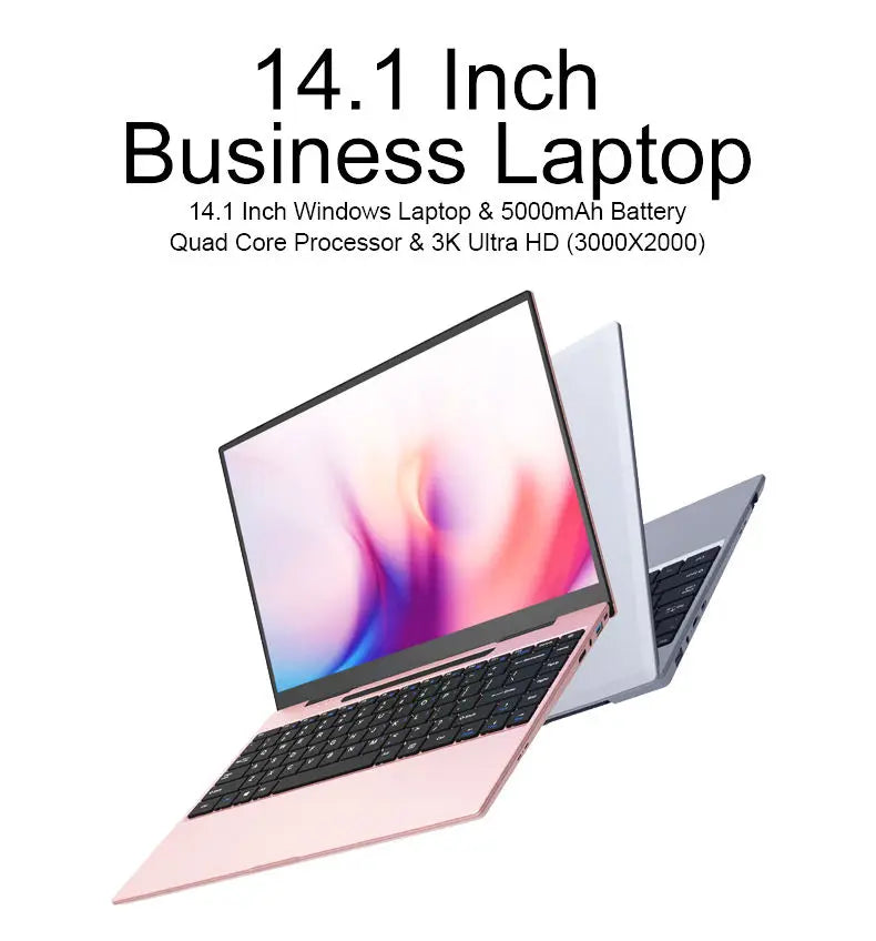 New Slim Laptop Computer 14 Inch Ips Fhd Display Intel Celeron J4125 Processor 8Gb Ddr4 256Gb Pcie Ssd Laptop Suitable for Girls