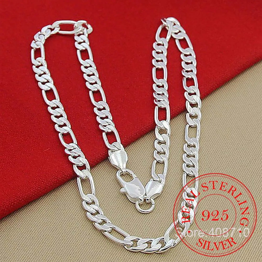 6mm/8mm Chain Sideways Necklace Man Woman Senior Luxury Jewelry