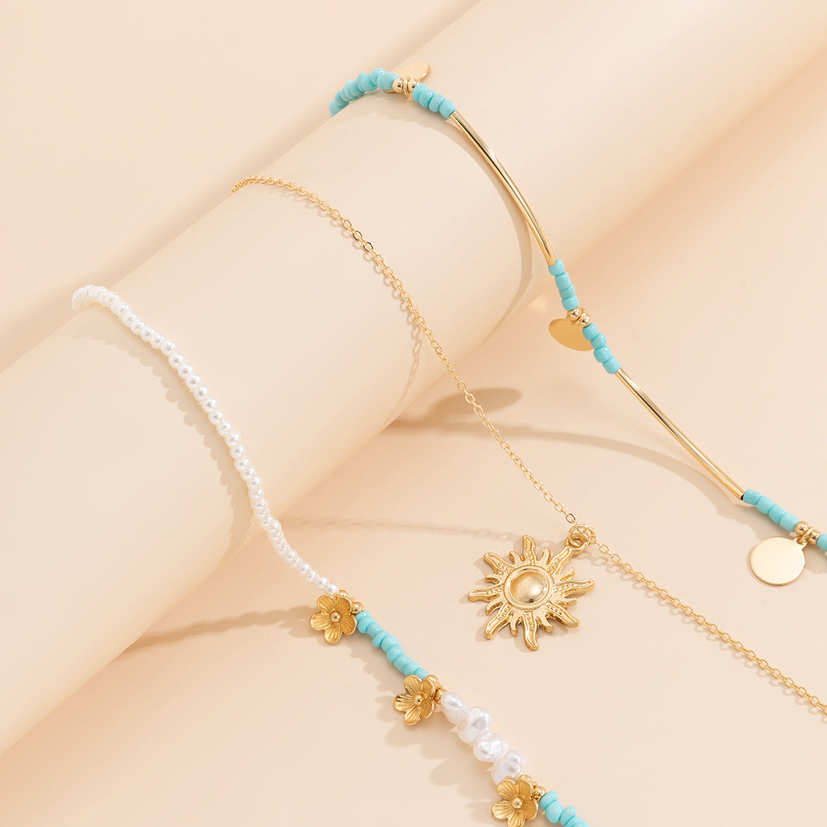 Hip Hop Imitation Pearl Niche Necklace