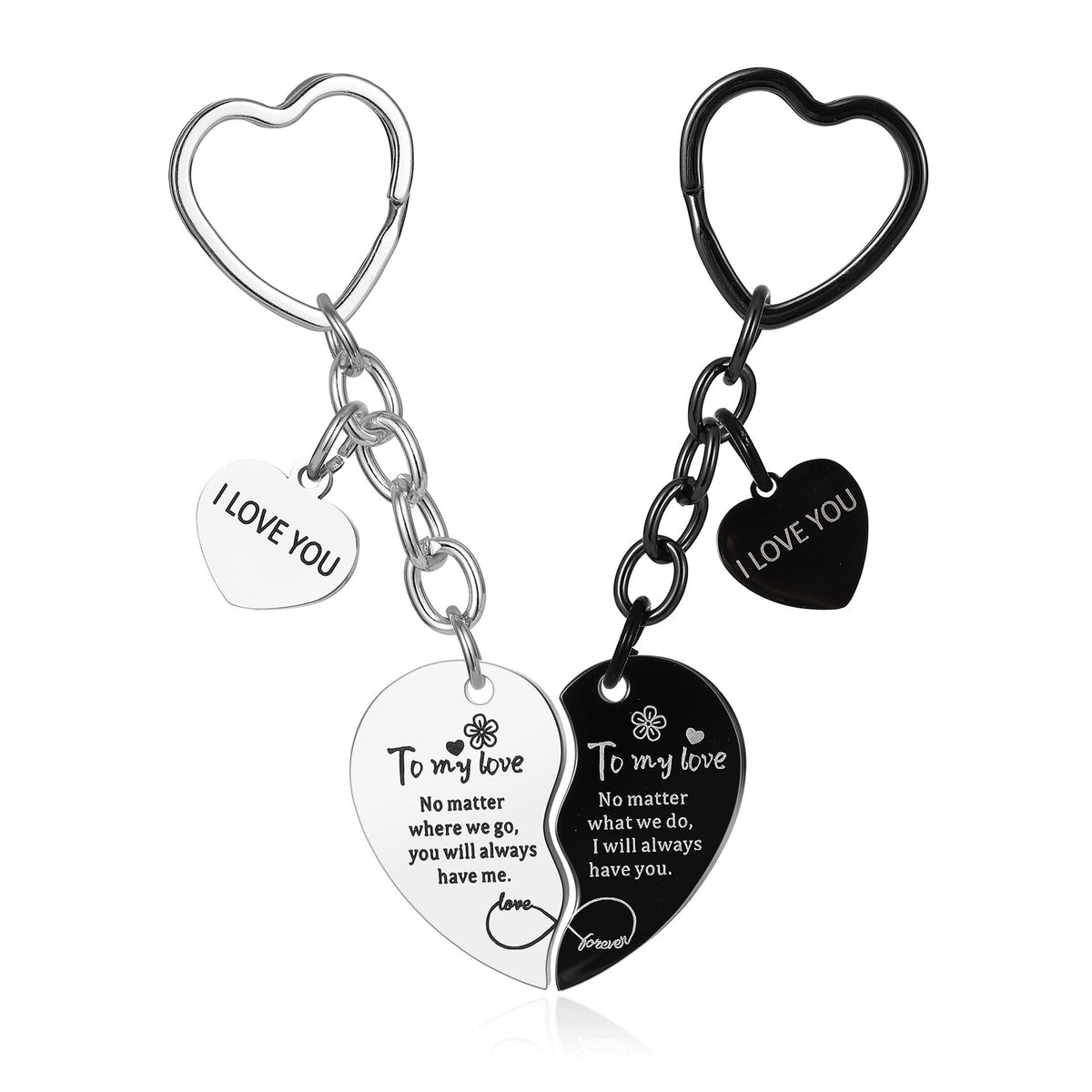 Rose GoldKeychain Love
