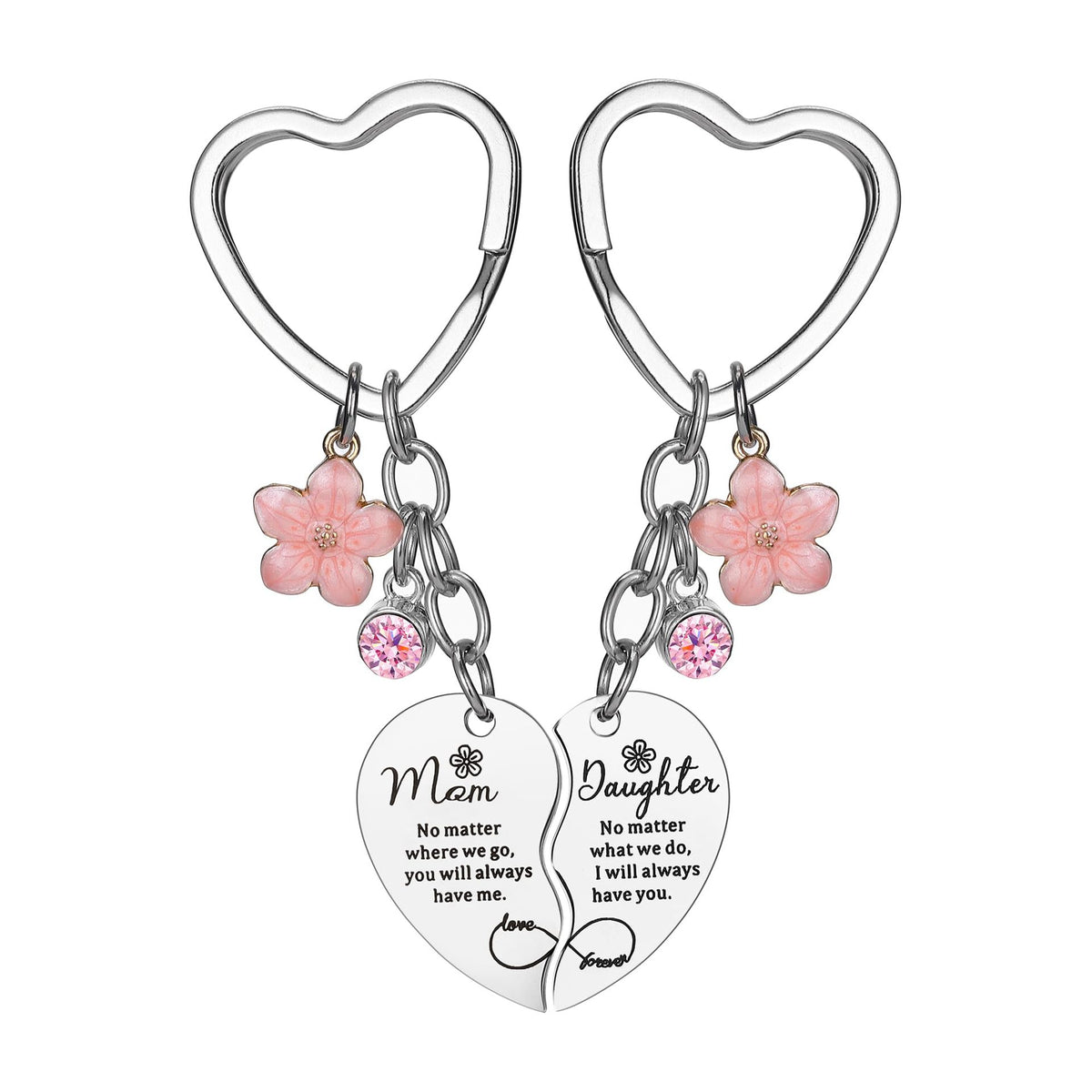 Rose GoldKeychain Love