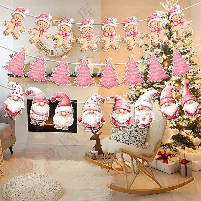Christmas Flag Set Christmas Garland