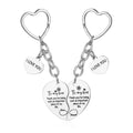 Rose GoldKeychain Love