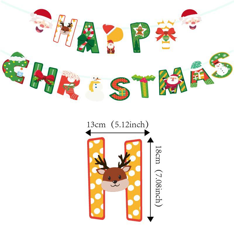 Christmas Flag Set Christmas Garland
