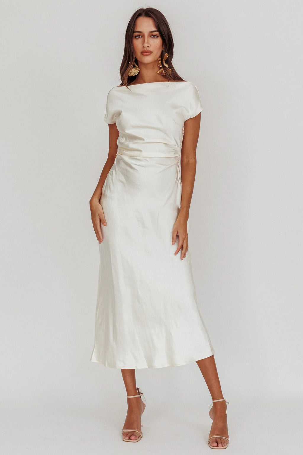 One-Shoulder Sexy Backless Fishtail Dress