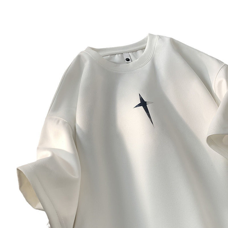 Half-sleeved T-shirt