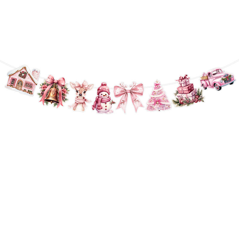 Christmas Flag Set Christmas Garland