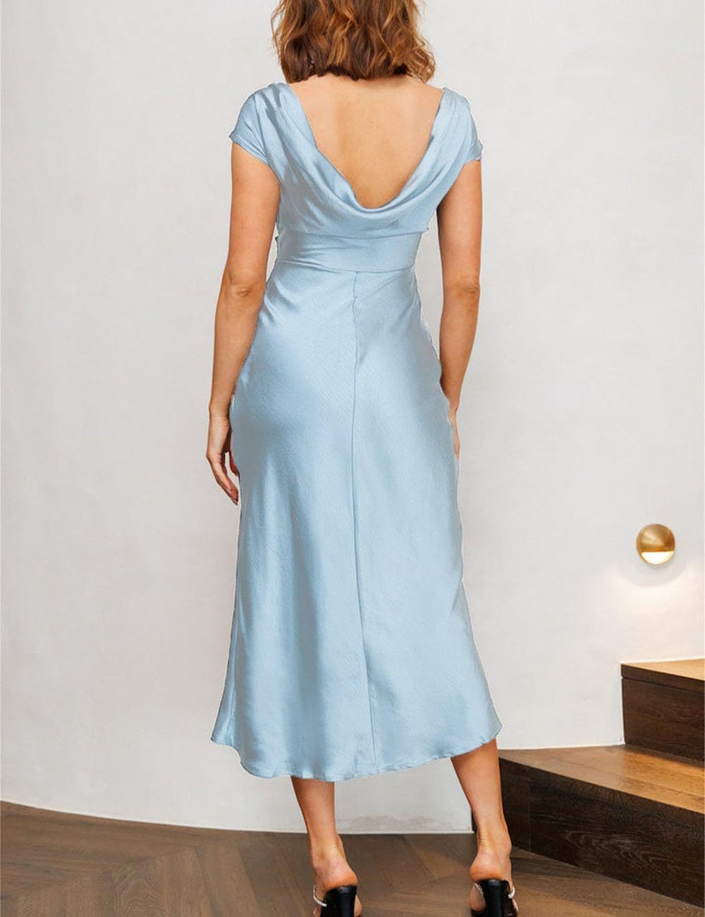 One-Shoulder Sexy Backless Fishtail Dress