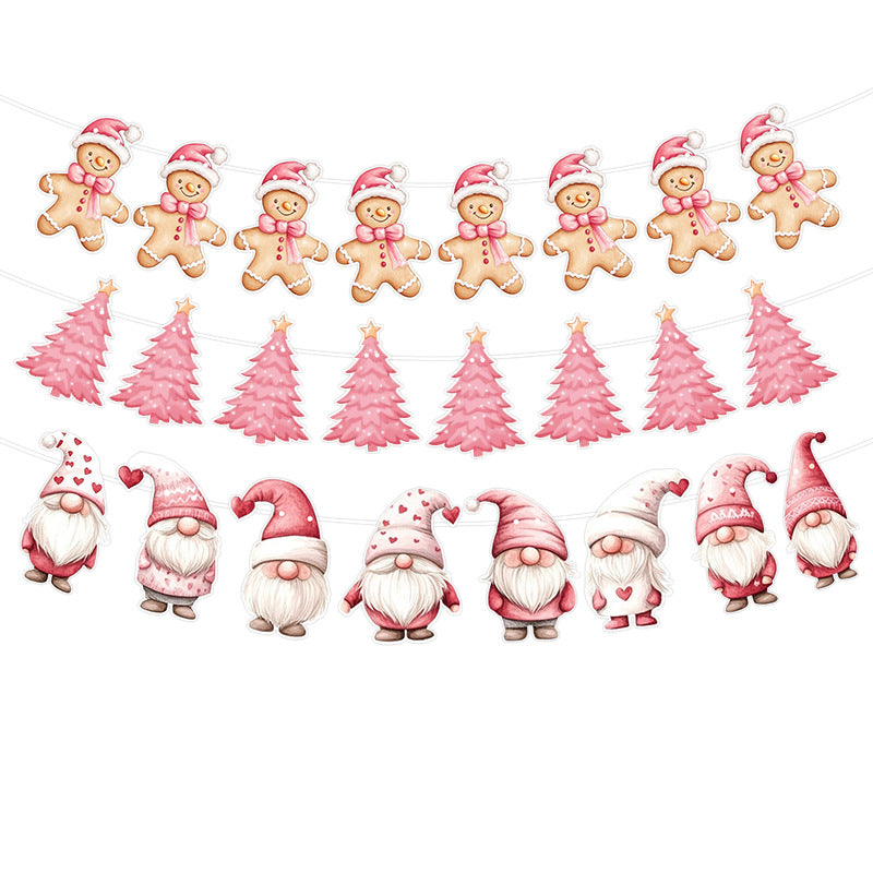 Christmas Flag Set Christmas Garland