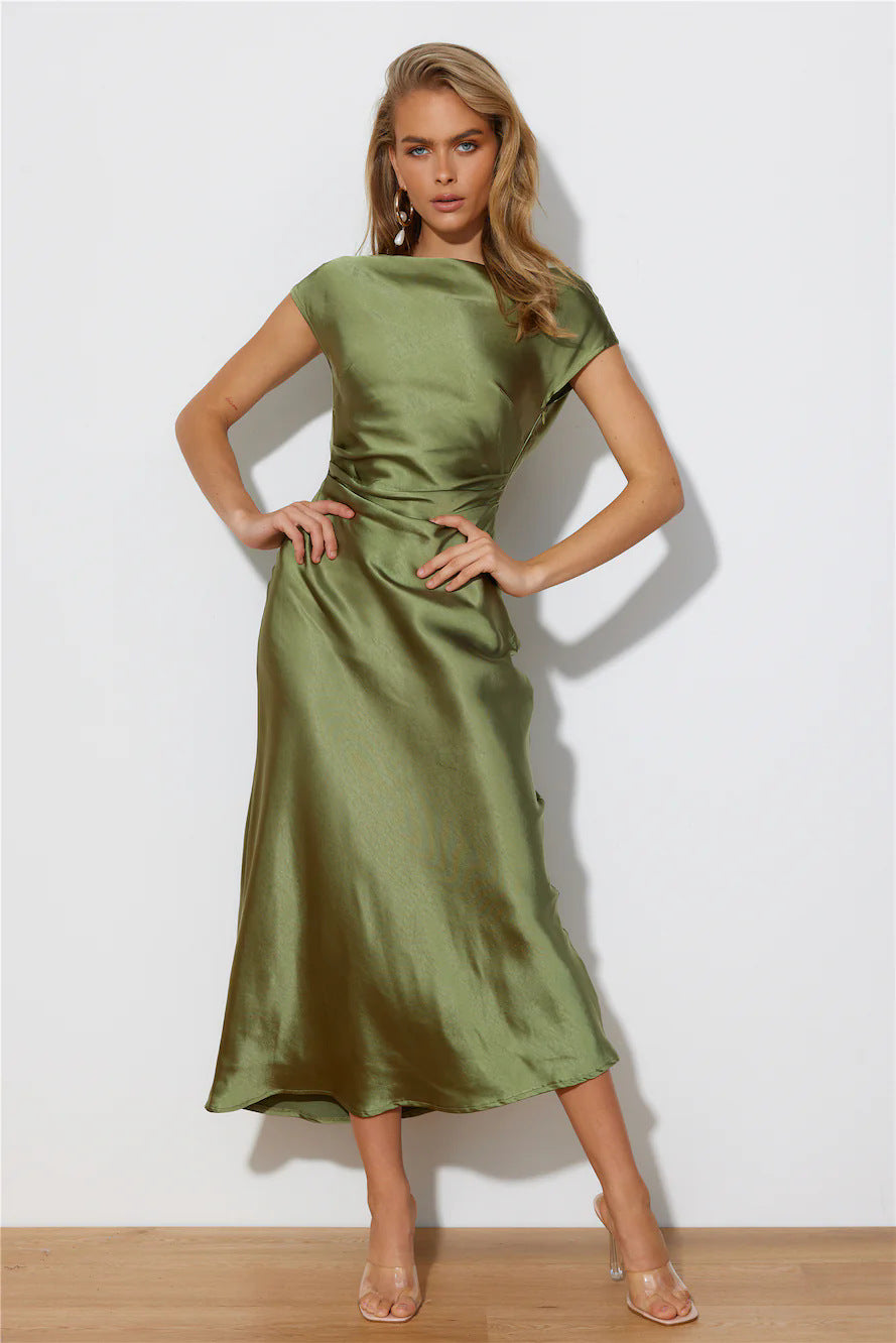 One-Shoulder Sexy Backless Fishtail Dress