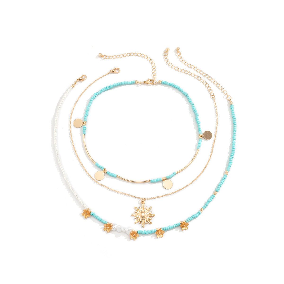 Hip Hop Imitation Pearl Niche Necklace
