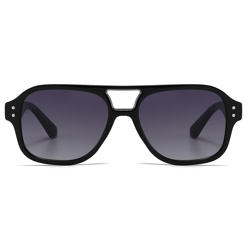 Double-beam Sunglasses Women's High-end Sense