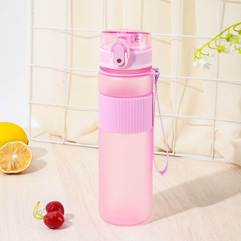 Frosted Handfeel Sports Water Cup Plastic