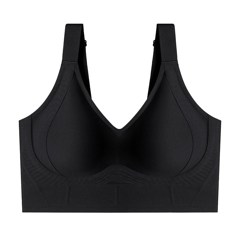 Cross-Border Wide Shoulder Strap Glossy Underwear