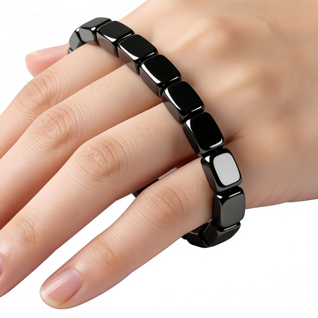 Elastic Square Beaded Unisex Bracelet Jewelry Wholesale