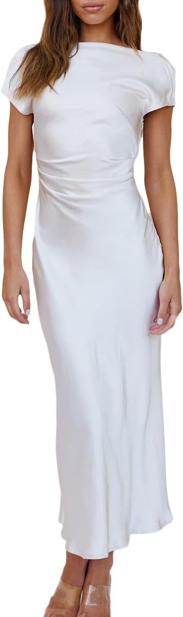 One-Shoulder Sexy Backless Fishtail Dress