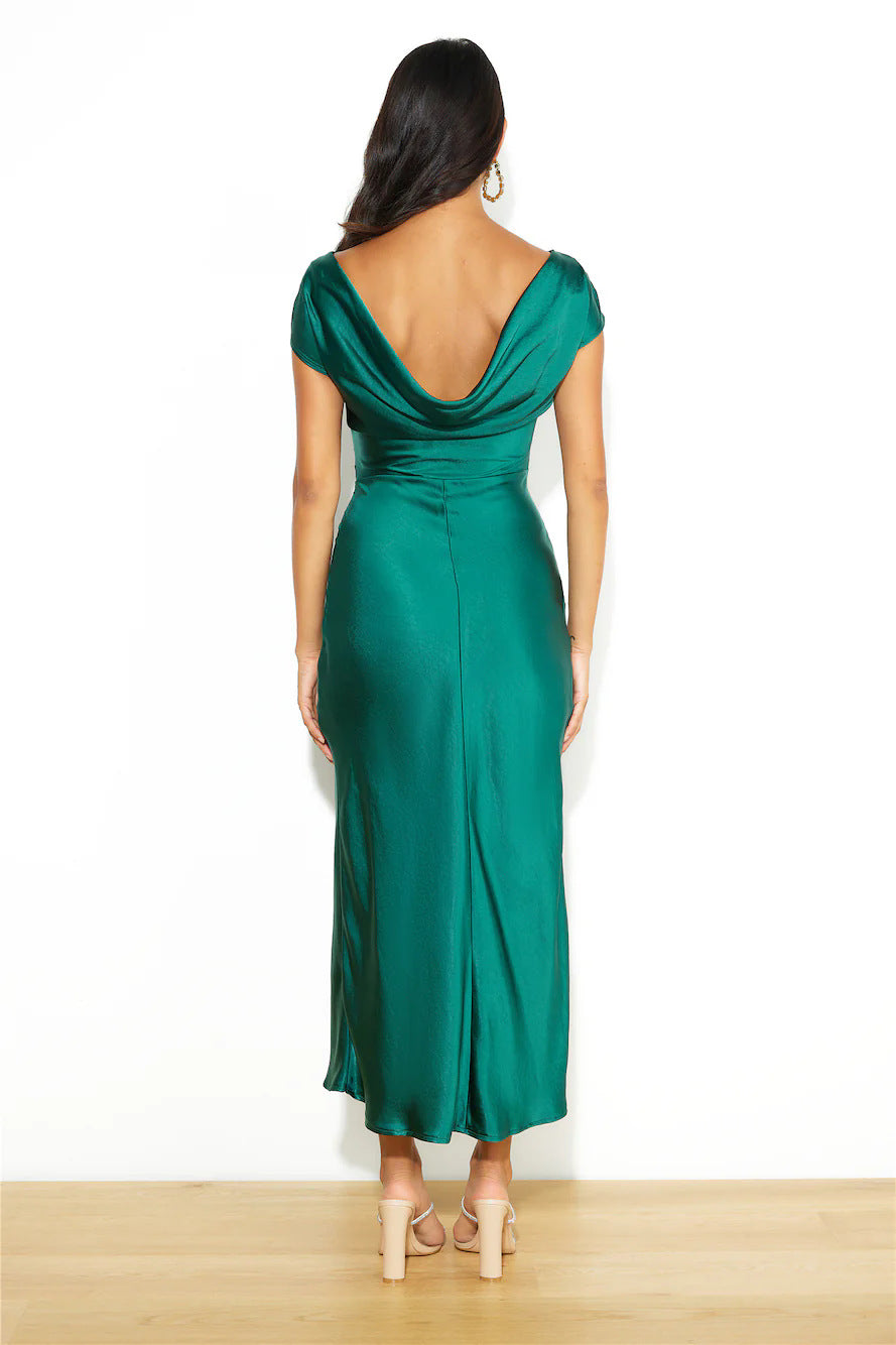 One-Shoulder Sexy Backless Fishtail Dress