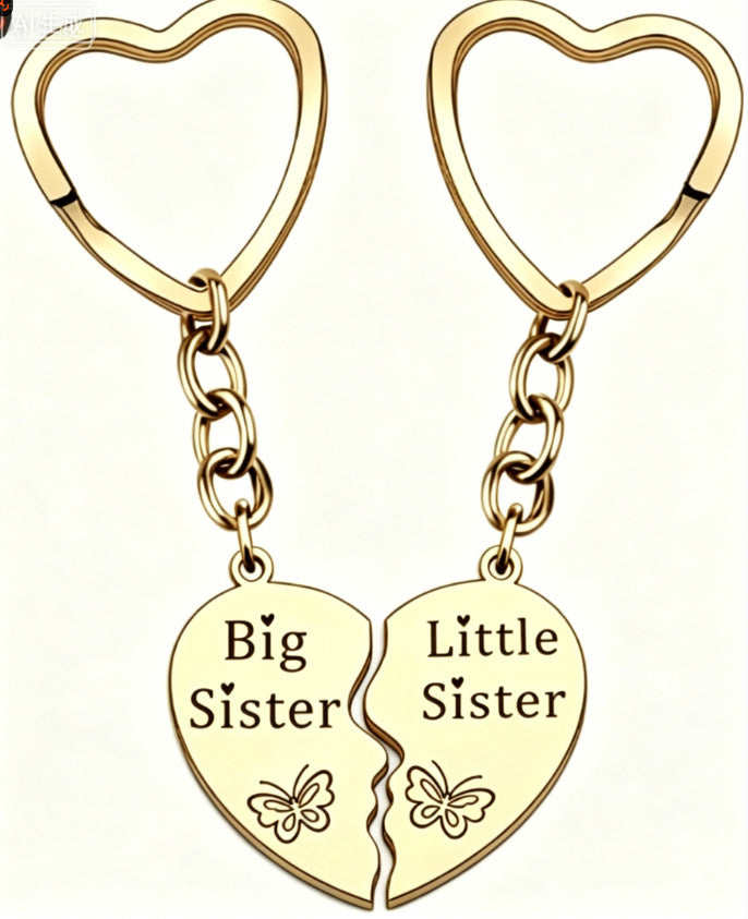Rose GoldKeychain Love