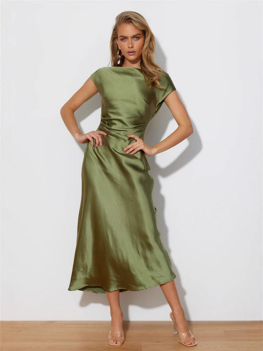 One-Shoulder Sexy Backless Fishtail Dress