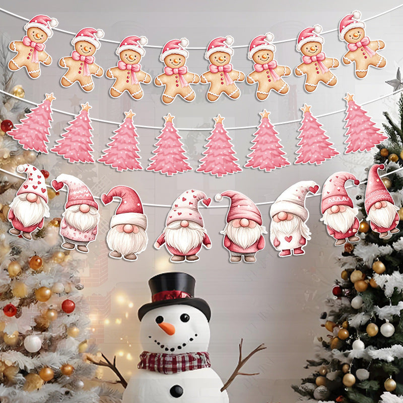 Christmas Flag Set Christmas Garland