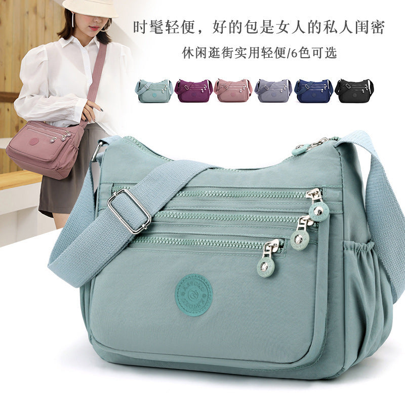 Nylon Cloth Multi-Layer Shoulder Bag