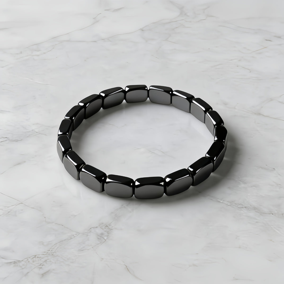 Elastic Square Beaded Unisex Bracelet Jewelry Wholesale