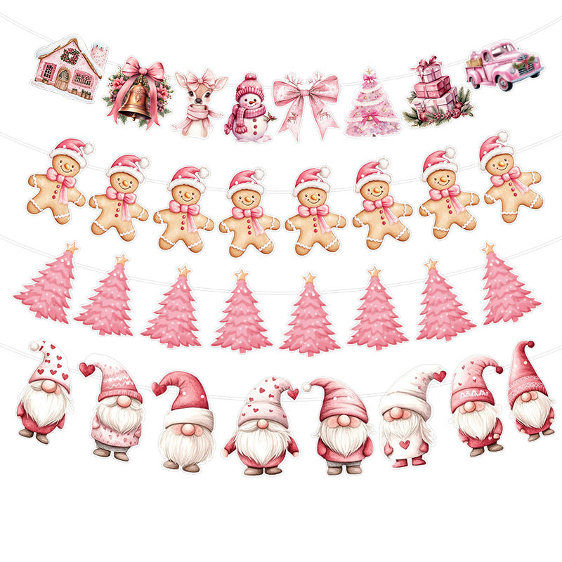 Christmas Flag Set Christmas Garland