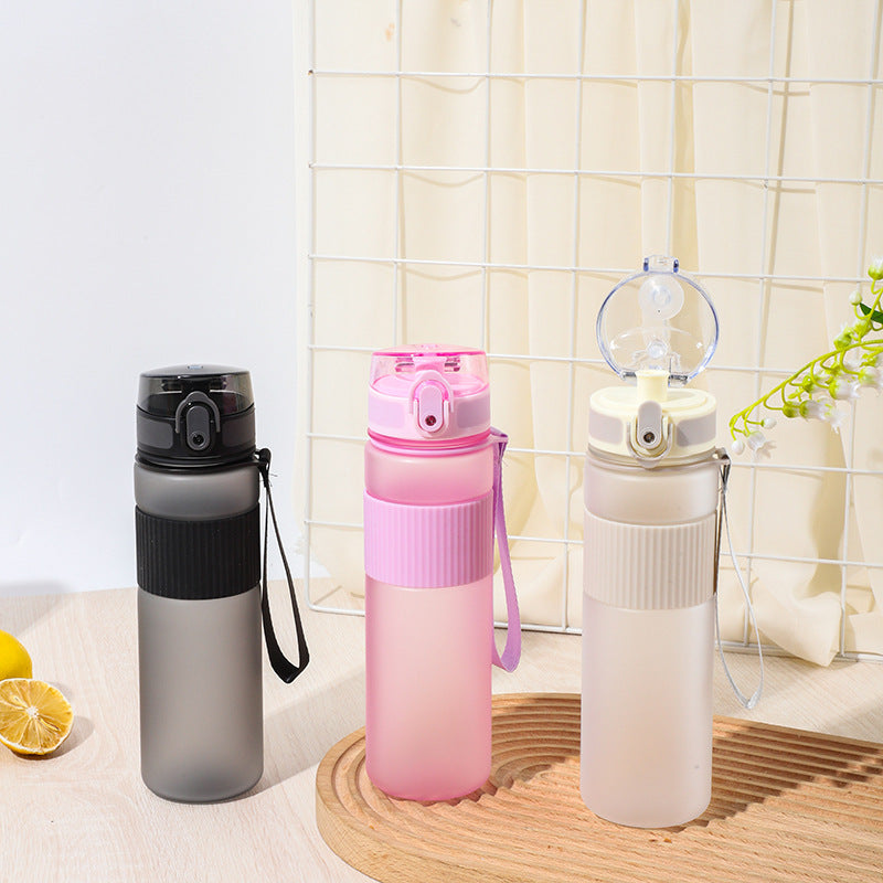 Frosted Handfeel Sports Water Cup Plastic