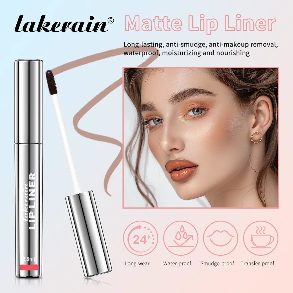 Highly Pigmented Lip Liner Tattoo Matte Peel Off Enhance Lips Lip Liner Lasting Lip Stain Waterproof Transfer-proof Lipstic