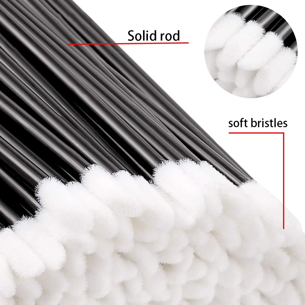 Wholesale 50/300 Pieces Lip Brushes Eyelash Brush Lipstick Glosses Applicators For Lip Wands Eyelash Makeup Beauty Accessories