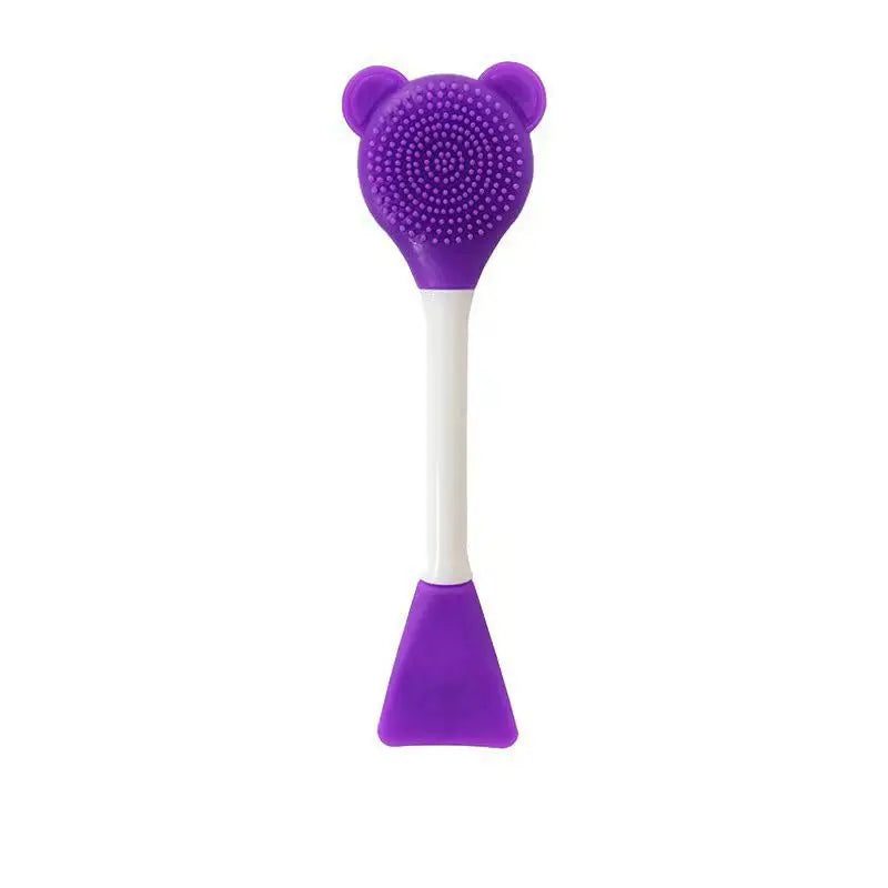 1/3/4pcs Facial Mask Brush Face Mask Applicator Makeup Brushes  Double Ending Soft Bristle Silicone Cleaning Beauty Tools