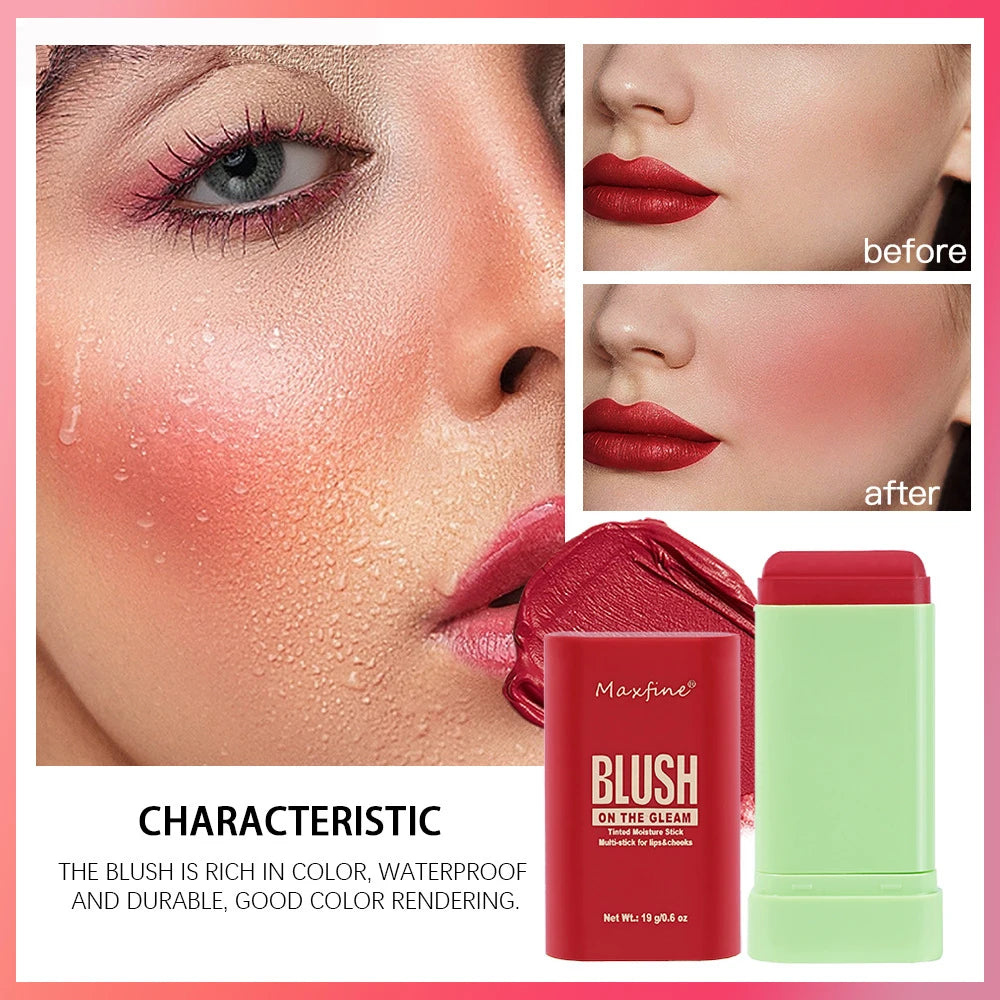 Stick blush multifonction waterproof longue tenue — teint frais