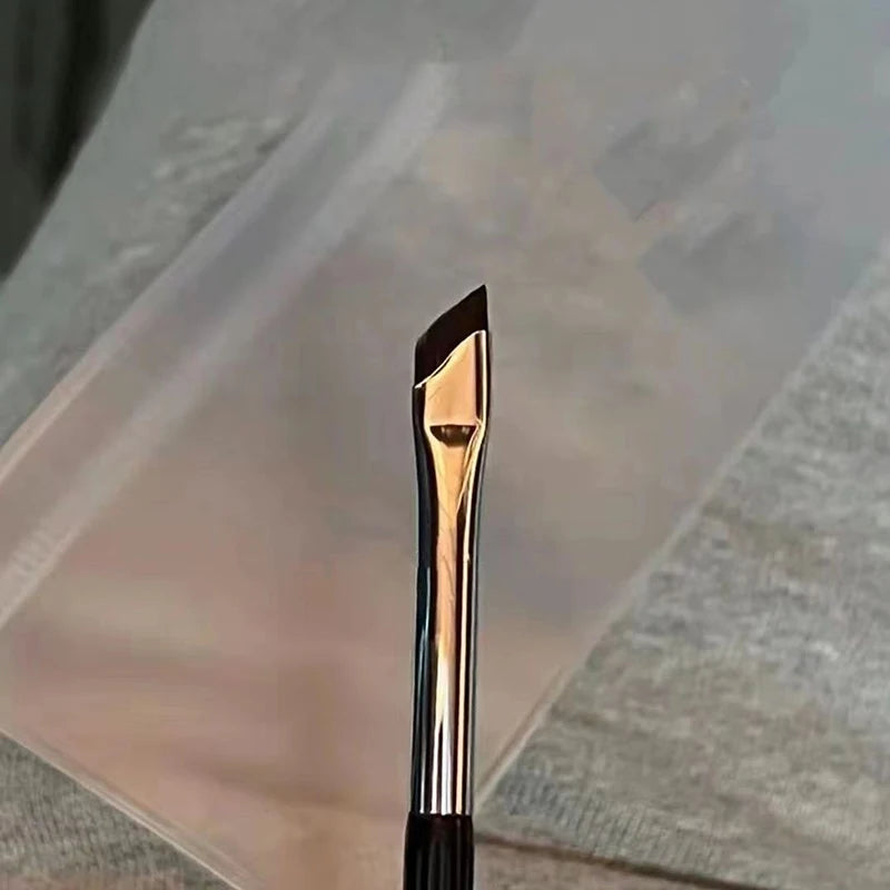 【Brow Contour Makeup Brushes Eyebrow Eyeliner Brush Professional Super Thin Angled Liner Eye Brush Make Up Tools】