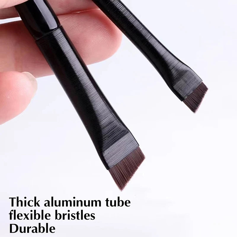 【Brow Contour Makeup Brushes Eyebrow Eyeliner Brush Professional Super Thin Angled Liner Eye Brush Make Up Tools】
