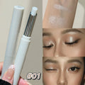 Shimmer Highlight Eyeshadow Pen Fine Pearly Glitter High-Gloss Eyeshadow Stick Makeup Smudge-Proof & Waterproof Eye Brightener