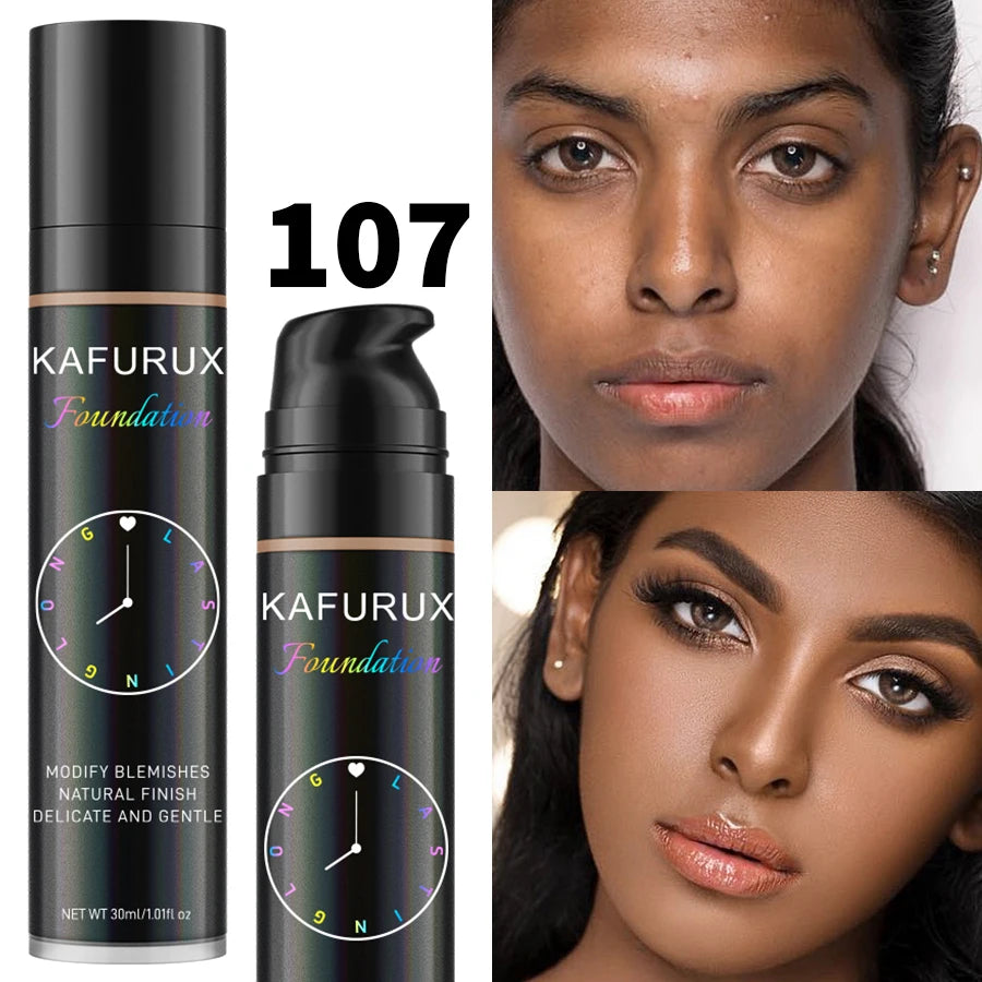 8 colors Liquid Foundation Effective Concealer Waterproof Sweat-resistant Face Korean Makeup Porfession Face Base Cosmetics Gift