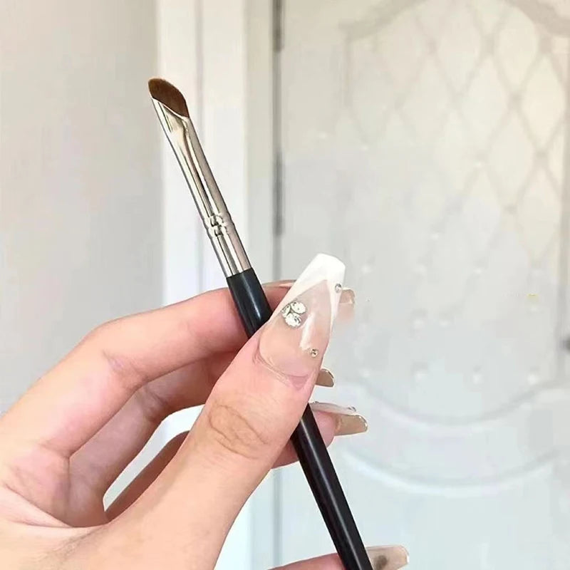 【Brow Contour Makeup Brushes Eyebrow Eyeliner Brush Professional Super Thin Angled Liner Eye Brush Make Up Tools】