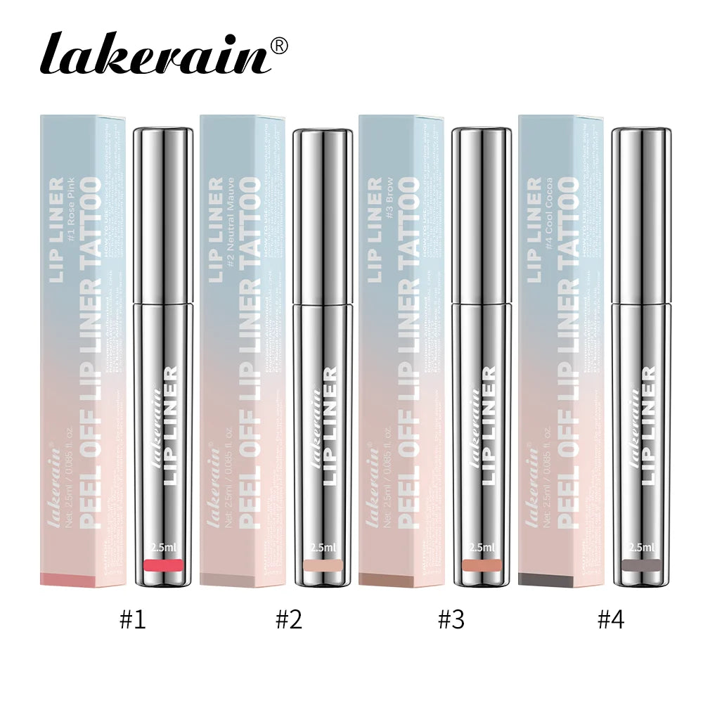 Highly Pigmented Lip Liner Tattoo Matte Peel Off Enhance Lips Lip Liner Lasting Lip Stain Waterproof Transfer-proof Lipstic
