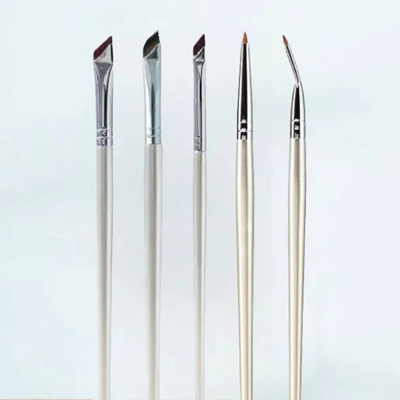 【Brow Contour Makeup Brushes Eyebrow Eyeliner Brush Professional Super Thin Angled Liner Eye Brush Make Up Tools】