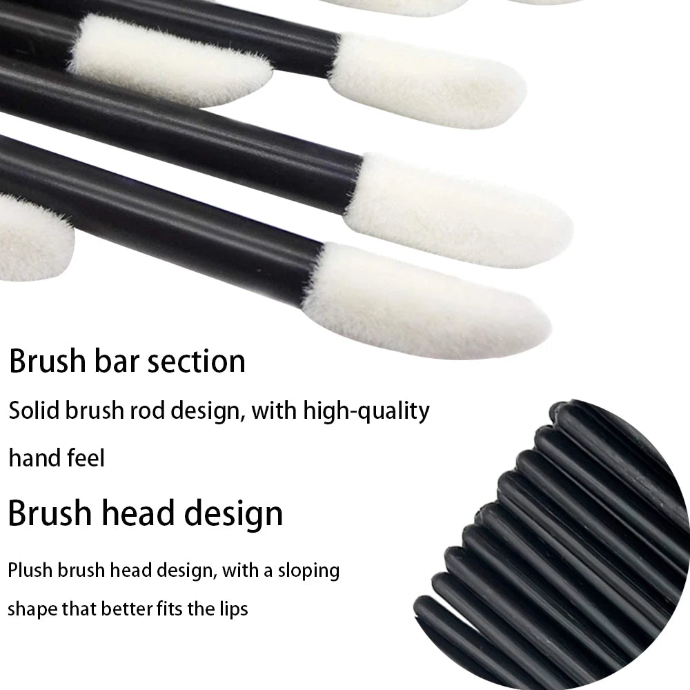 Wholesale 50/300 Pieces Lip Brushes Eyelash Brush Lipstick Glosses Applicators For Lip Wands Eyelash Makeup Beauty Accessories