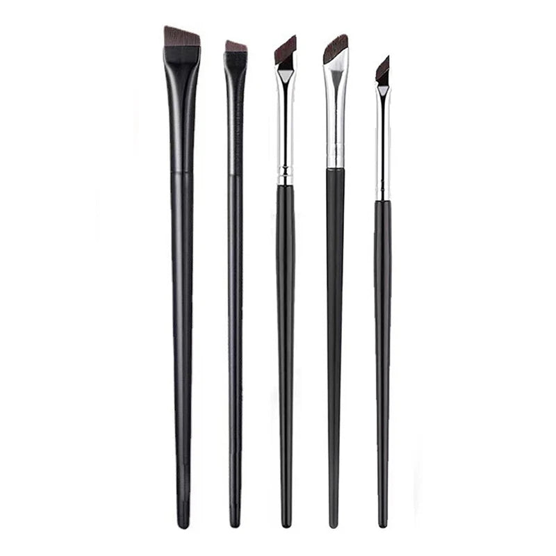 【Brow Contour Makeup Brushes Eyebrow Eyeliner Brush Professional Super Thin Angled Liner Eye Brush Make Up Tools】