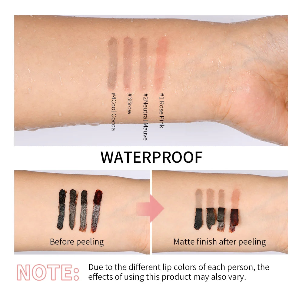 Highly Pigmented Lip Liner Tattoo Matte Peel Off Enhance Lips Lip Liner Lasting Lip Stain Waterproof Transfer-proof Lipstic