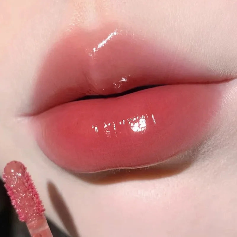 Herorange Hydrating Gloss Lip Tint Watery Texture Plump Glass Lips Long Lasting Non-Dry Dating Daily Makeup