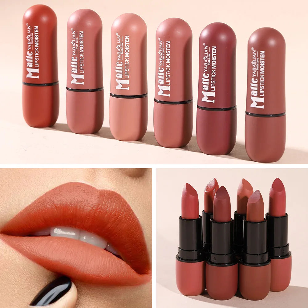 Rouge à lèvres mat longue tenue — haute pigmentation veloutée