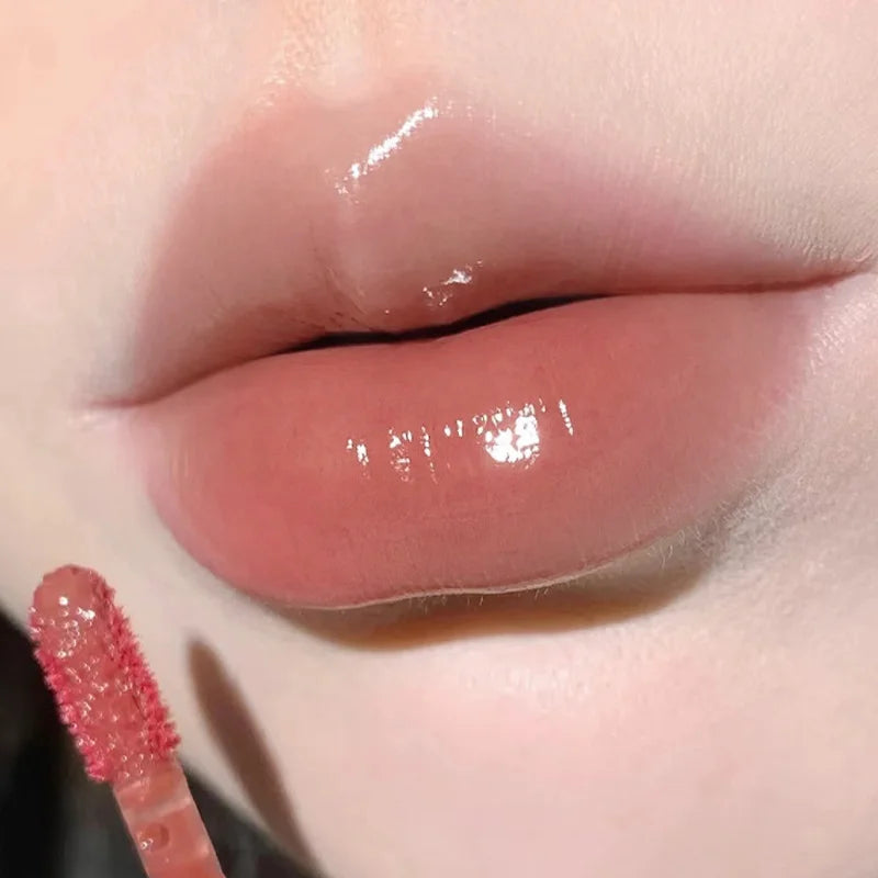 Herorange Hydrating Gloss Lip Tint Watery Texture Plump Glass Lips Long Lasting Non-Dry Dating Daily Makeup