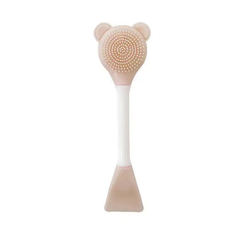 1/3/4pcs Facial Mask Brush Face Mask Applicator Makeup Brushes  Double Ending Soft Bristle Silicone Cleaning Beauty Tools