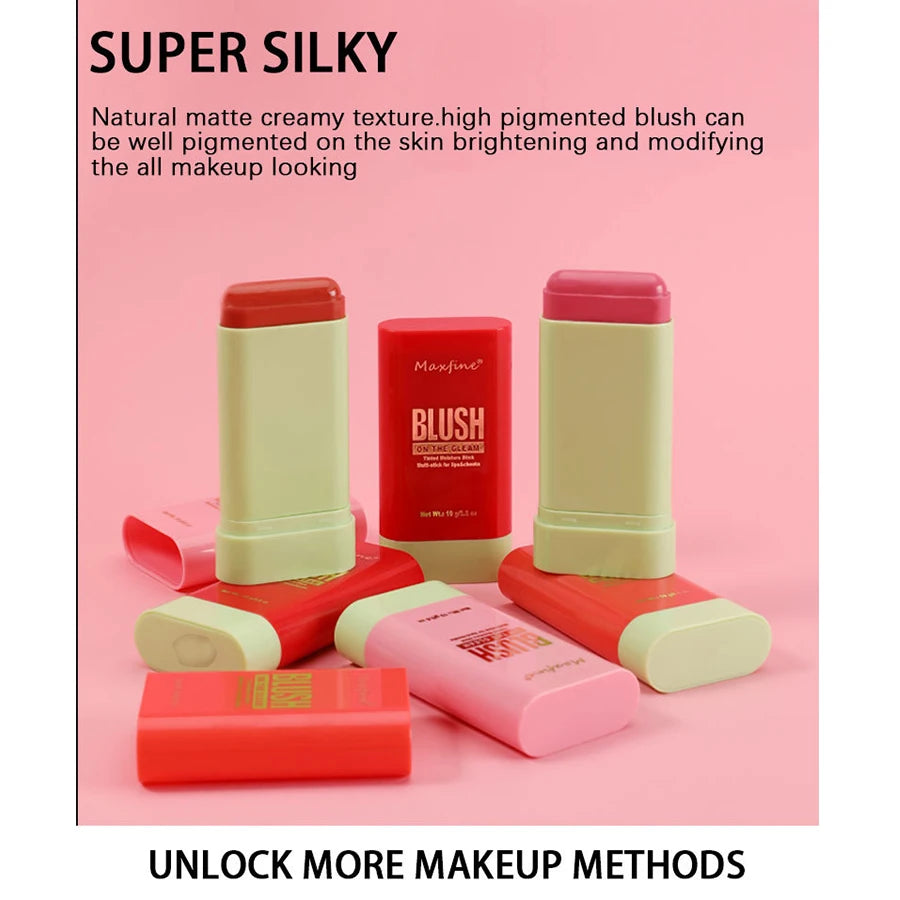 Stick blush multifonction waterproof longue tenue — teint frais